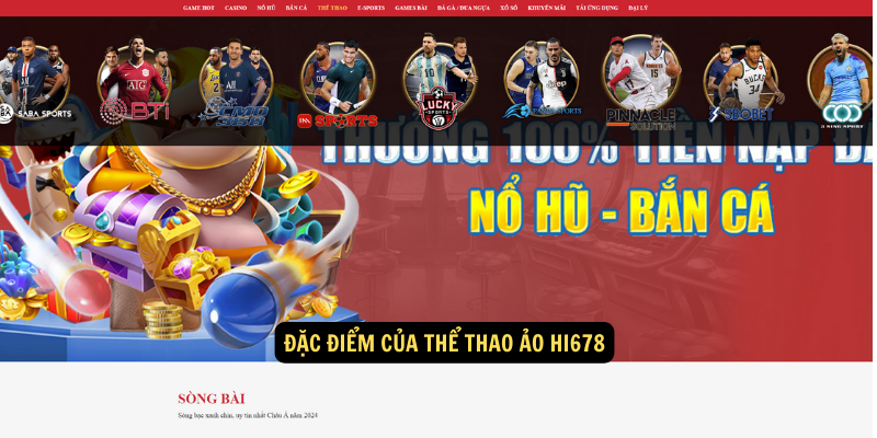 Thể Thao Ảo hi678 - Chân thật đến từng phút giây 5 Đặc điểm của Thể Thao Ảo hi678
