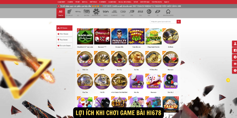 Game Bài hi678: Khám phá thế giới giải trí đỉnh cao 6 Lợi ích khi chơi Game Bài hi678